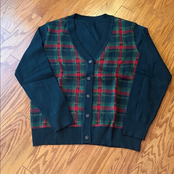 The Scottish Tartan Plaid Grandpa Cardigan - Picture 7 of 13